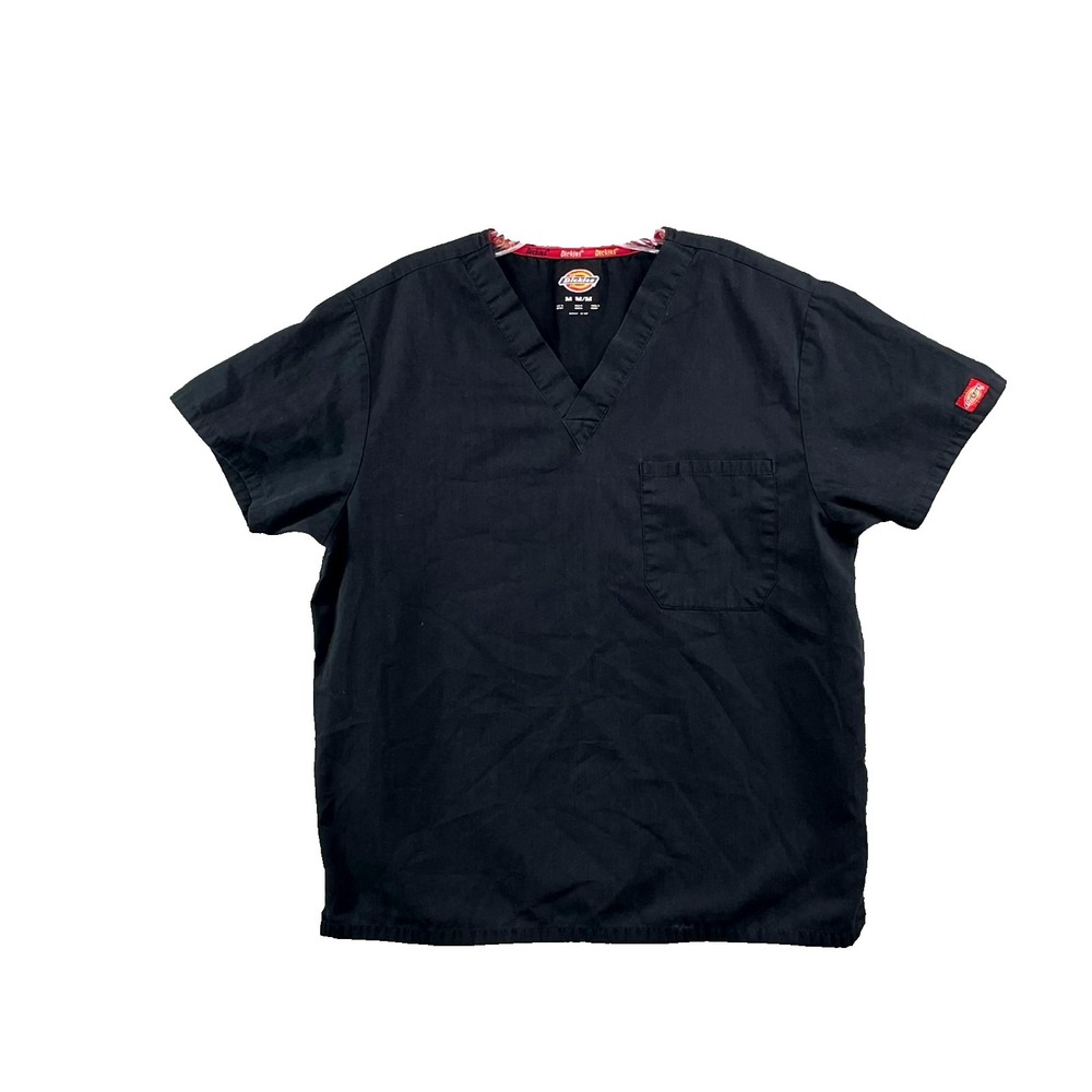 Dickies Scrub Top Mens Medium Medical Uniform Clinical Wear Work Professional